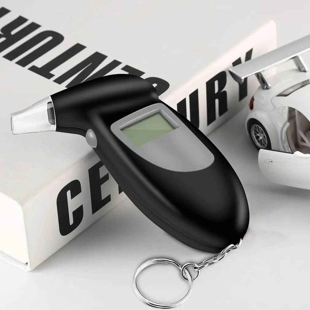 Digital Alcohol Breath Tester Analyzer Detector Professional Alcohol Tester Portable LCD Display High Accuracy