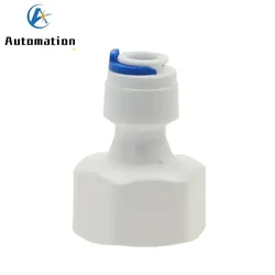 5pcs RO Aquarium Accessories Quick Connector 1/8 1/4 3/8 1/2 3/4 Female Thread Adapter Straight Combination Tube Water Purifies