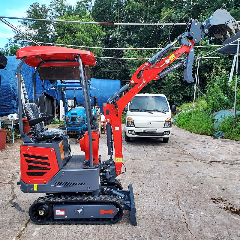 Mini excavadora eléctrica diésel pequeña, maquinaria hidráulica, 1 tonelada, 2 toneladas, 3 toneladas, 1,6 toneladas