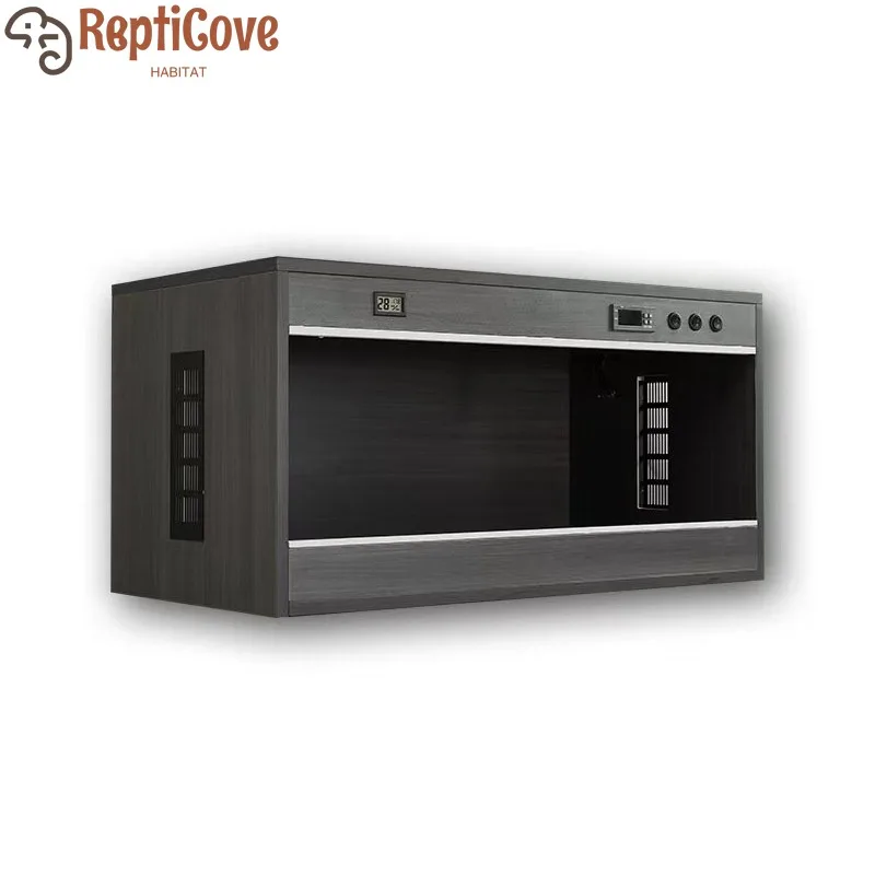 

Solid Wood Reptile Breeding and Warming Box,Constant Temperature Habitat for Lizard Tortoise Snake and Small Pets