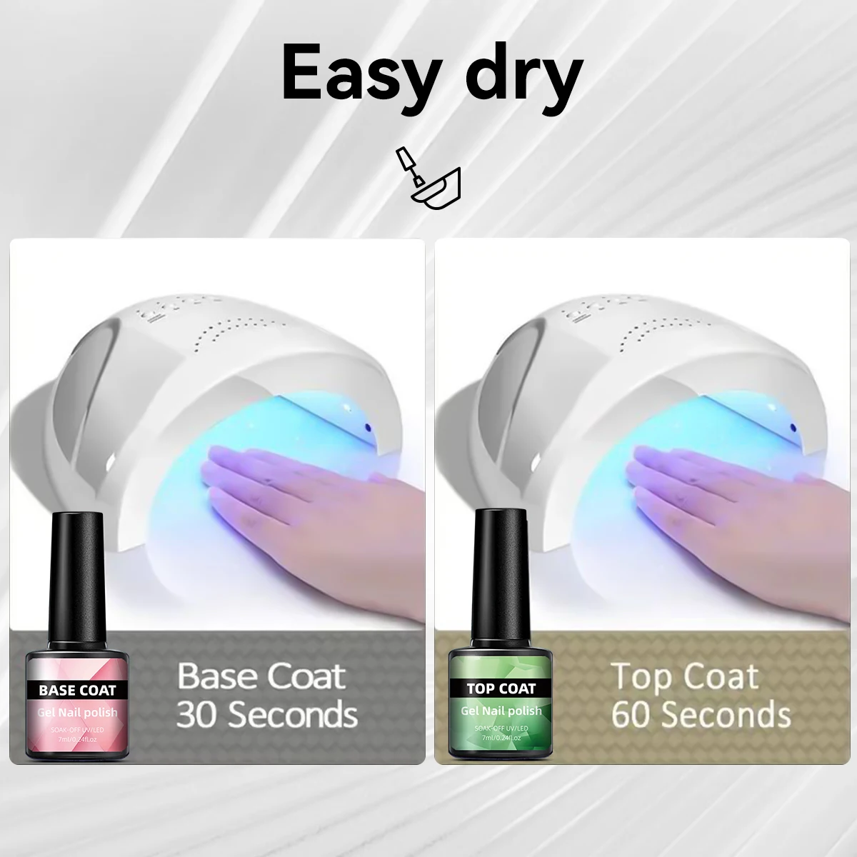 فاسدين 0. 24oz * 1 زجاجة جيل لفن الأظافر، معطف أساسي، معطف علوي لامع، معطف علوي غير لامع، طلاء أظافر جل، خاص لفن الأظافر، طلاء كريستالي، تشغيل غير لامع، جل طلاء أظافر قابل للإزالة، عنصر خاص لعشاق طلاء الأظافر #6