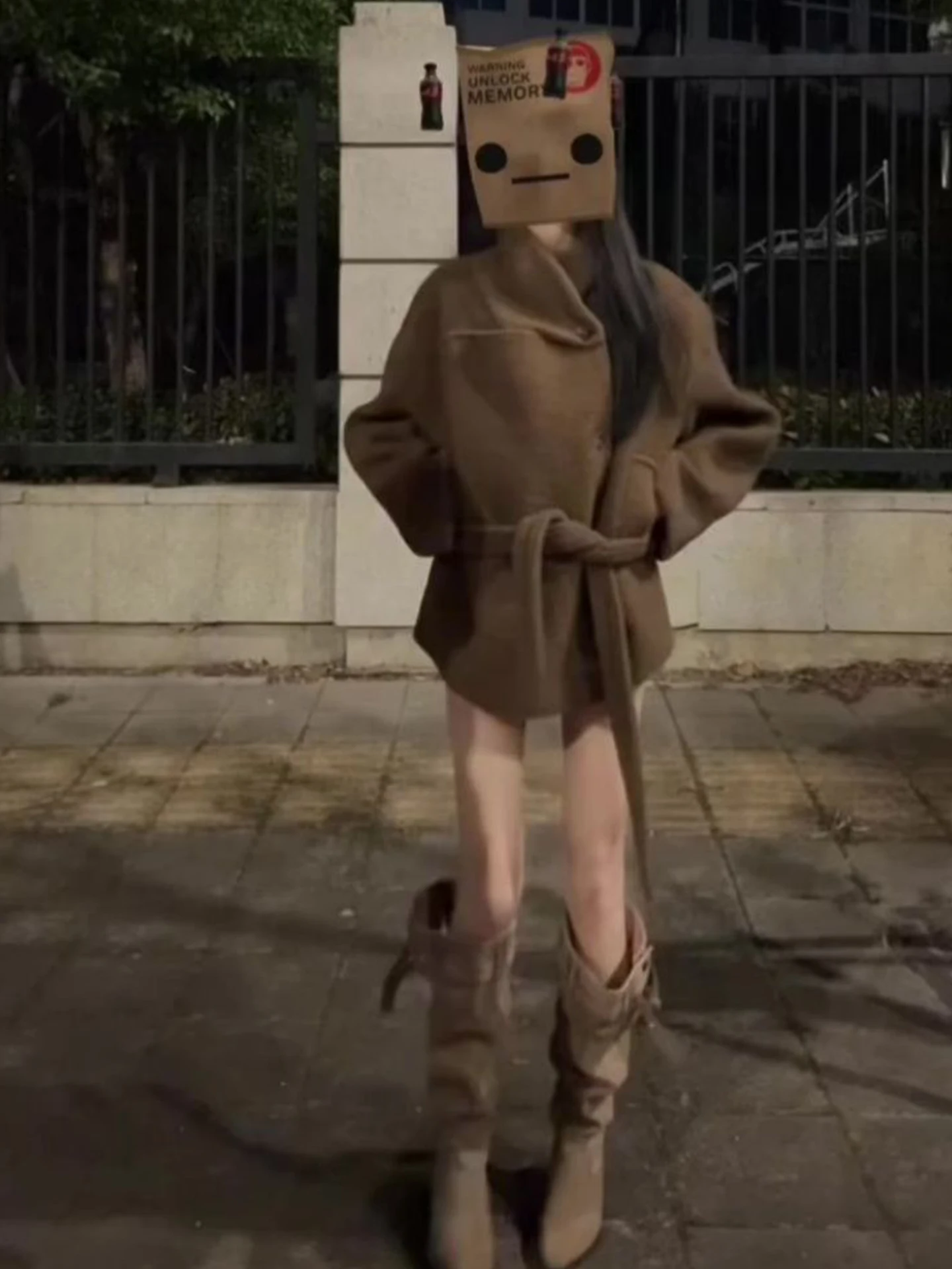 

Шерстяное пальто в стиле ретро «Русалка», женское осенне-зимнее новое пальто высокого качества, винтажное пальто в консервативном стиле, пальто с воротником-стойкой