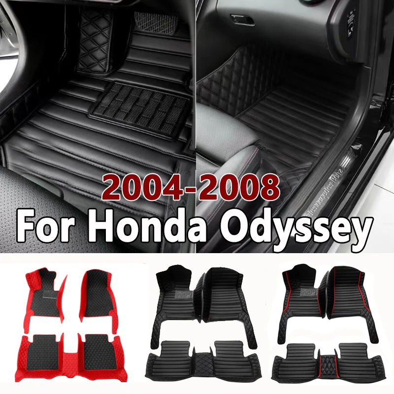 

Автомобильные коврики для Honda Odyssey Seven сиденья 2004 2005 2006 2007 2008 под заказ автомобильные накладки на ножки ковер чехол аксессуары для интерьера