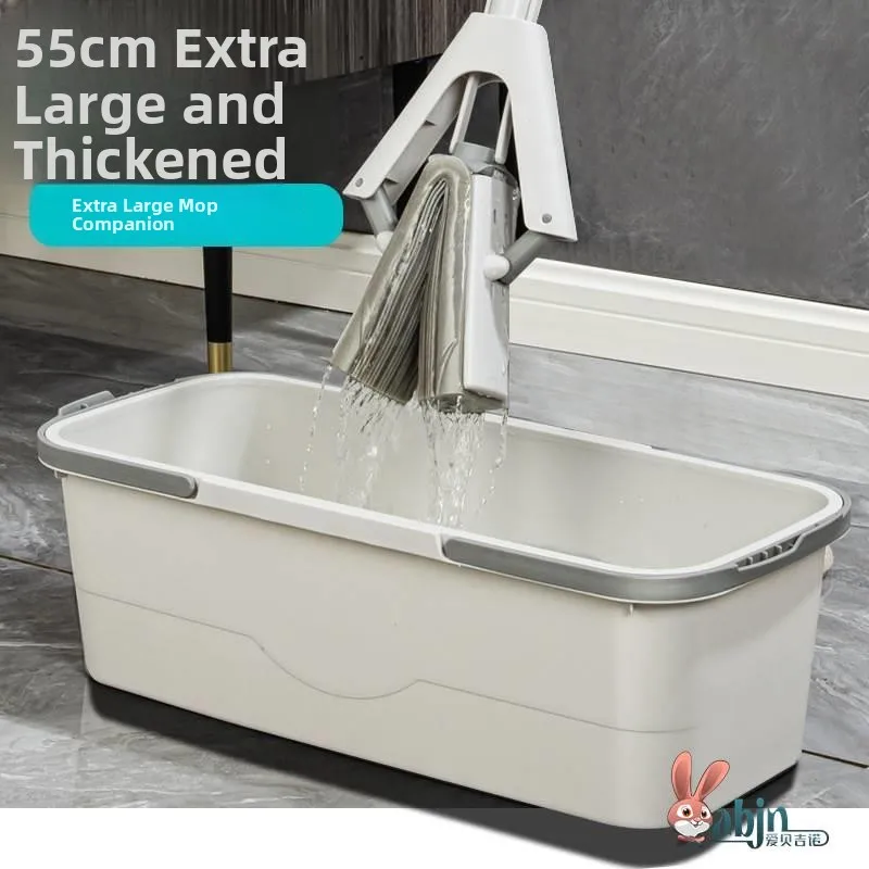 

Thiened Rectangular Mop Buet Separate Buet for Waing Mops Floor Cleaning Flat Mop Cloth Buet Water Squeezing Buet...