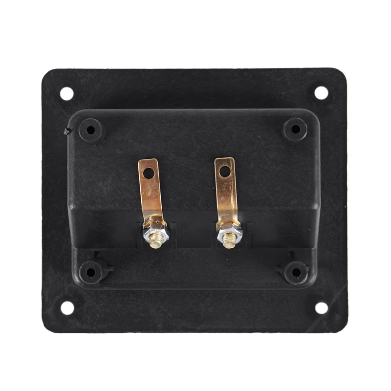 Top Deals 2PCS 90X78mm Square Binding Post Type Speaker Box Terminal Cup Wire Connector Board image 3