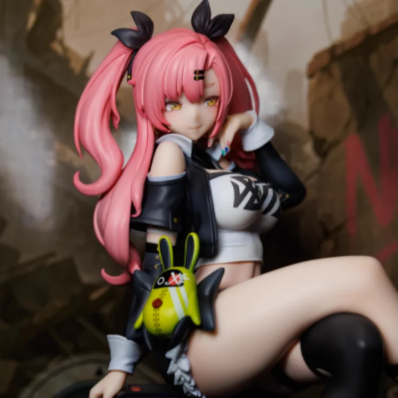 Genuine Game Cunning Hares Anime Figure Camp Series Pvc Model Rabbit Nicole Demara Action Figurine Birthday Gift Ornament Toys