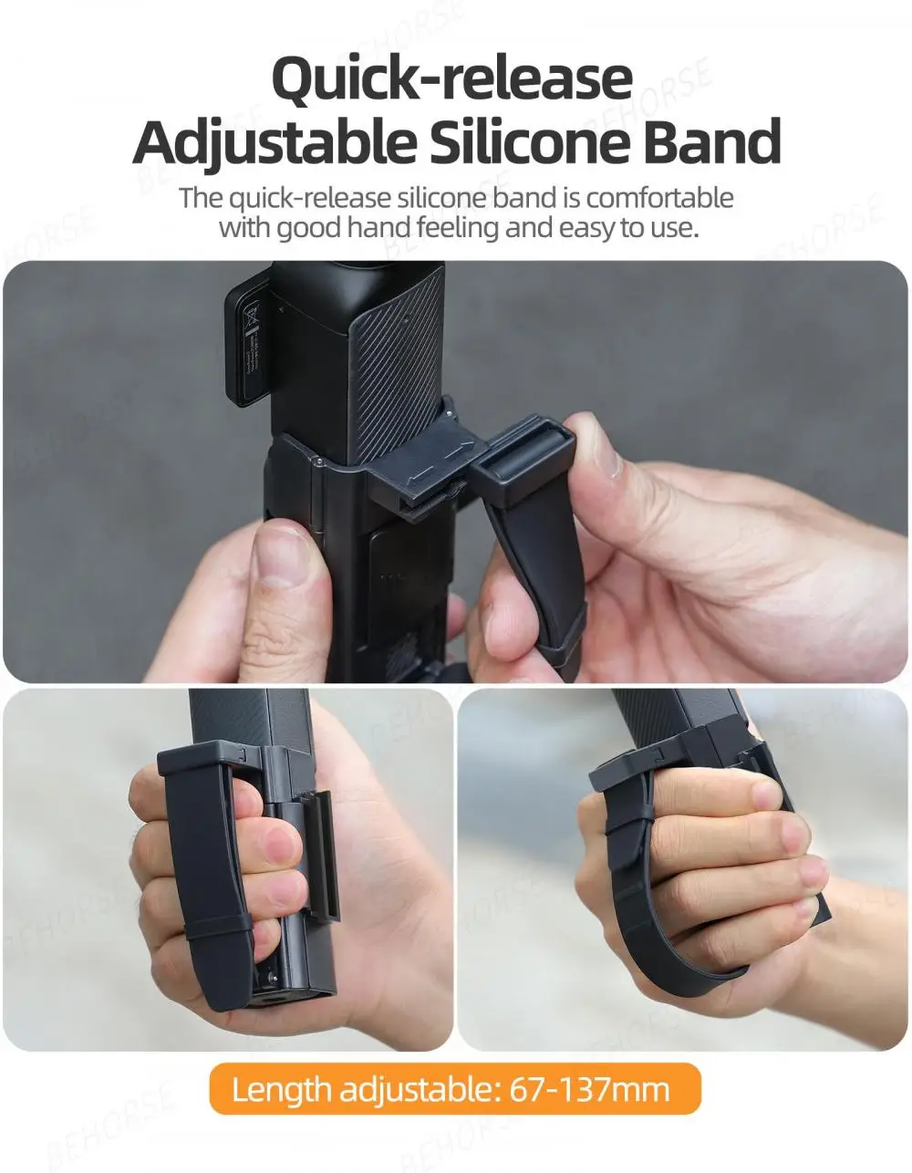 ل DJI OSMO Pocket 3 المغناطيسي المطالبة حامل هاتف المحمول POCKET 3 المضادة للسقوط سيليكون شريط للرسغ ل DJI Pocket 3 ملحق