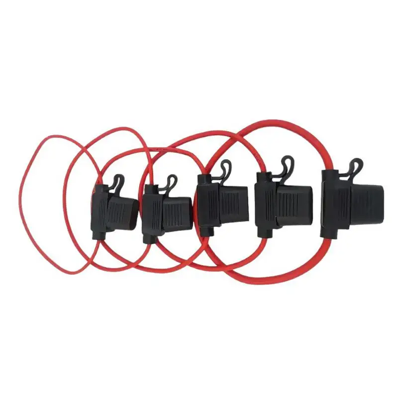 Waterproof In-Line Fuse Holder Mini Blade 32V 50A Automotive Fuse Socket With Disconnect Switch