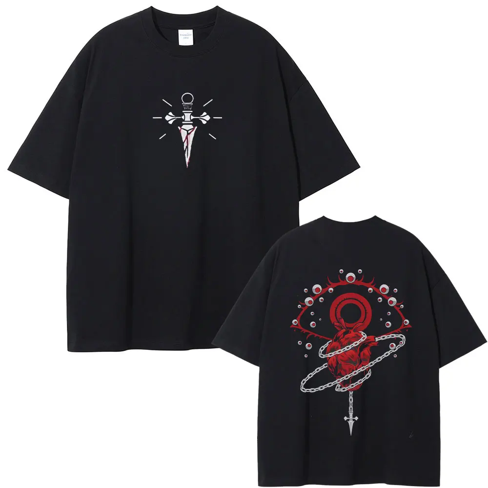 

Anime Hunter X Hunter T-shirt Kurapika Phantom Troupe T Shirts Male Fashion Casual Tshirt Men Women Vintage Oversized Streetwear