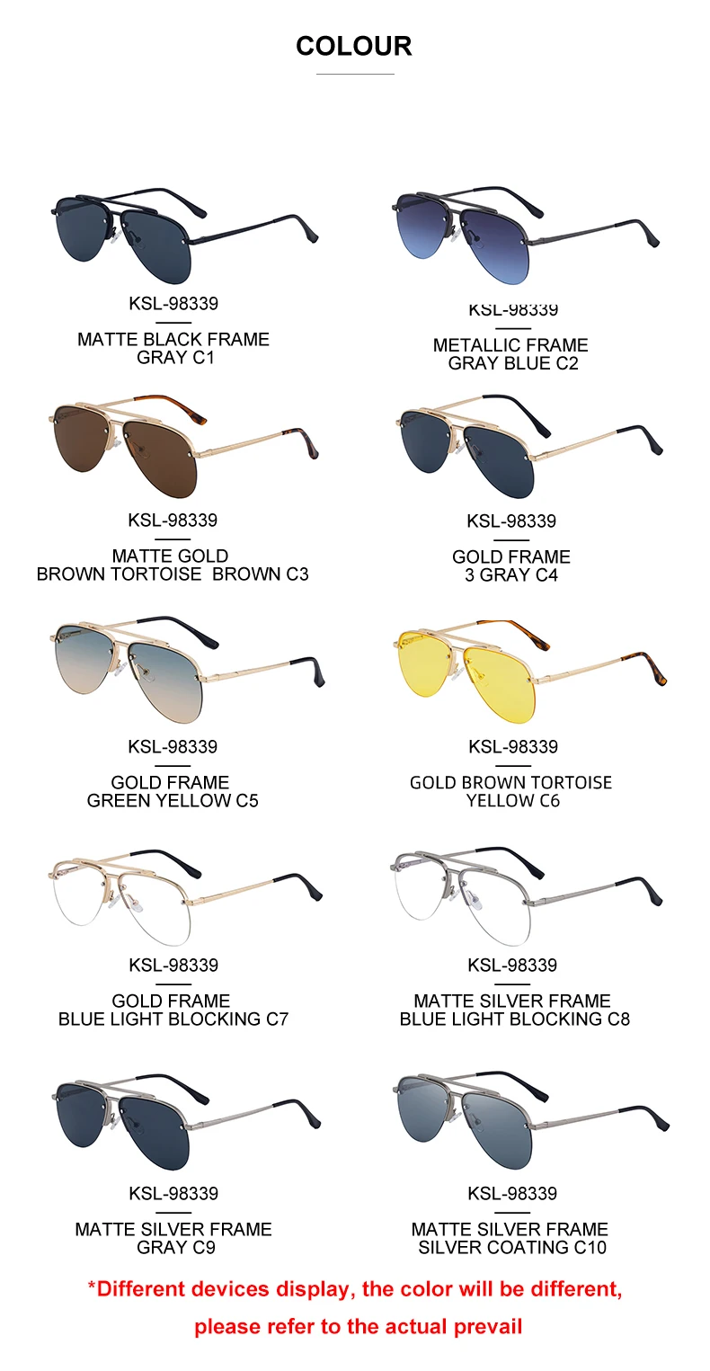Steampunk Oval Pilot Sonnenbrille Männer 2025, Luxus Marke Vintage Doppel Strahl Sonnenbrille Für Männliche Trendy Punk Metall Rahmen Brillen – Detail 11