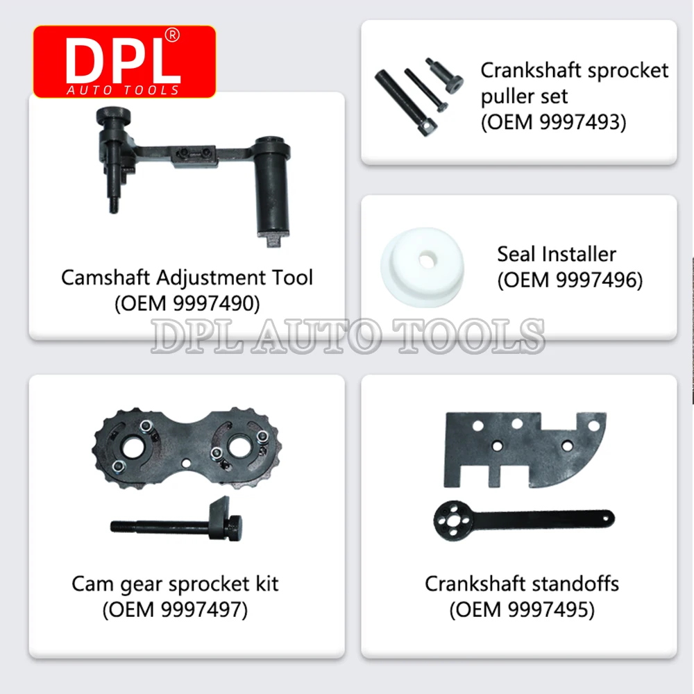 Camshaft Chain Timing Tool For Volvo 2.0T S60 S80 V60 V70 XC60 XC70 XC80 Engines
