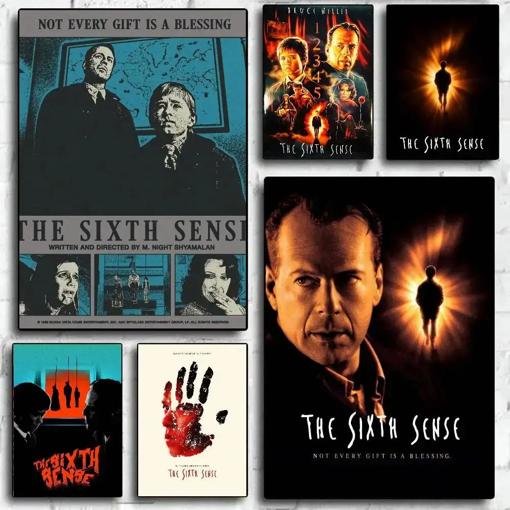 ملصق جدار الفن لفيلم The Sixth Sense لديكور المنزل وغرفة المعيشة والمطبخ والمطعم اللوحة الرقمية #1