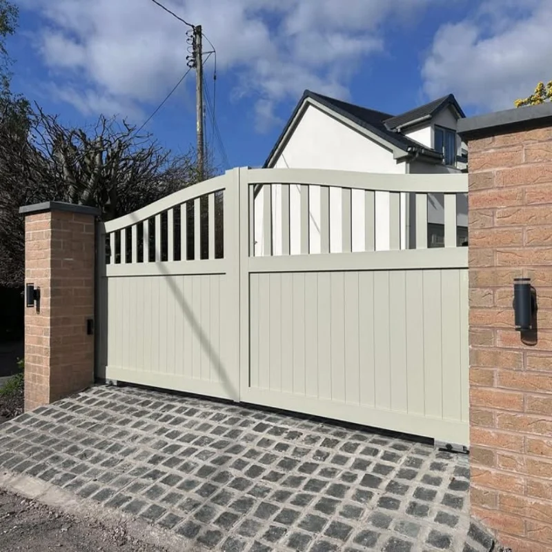 

Aluminum Alloy Sliding & Swing Gate for Driveway Garden Villa 3D Modeling Customizable Styles 10+ Year WarrantyCustomizable