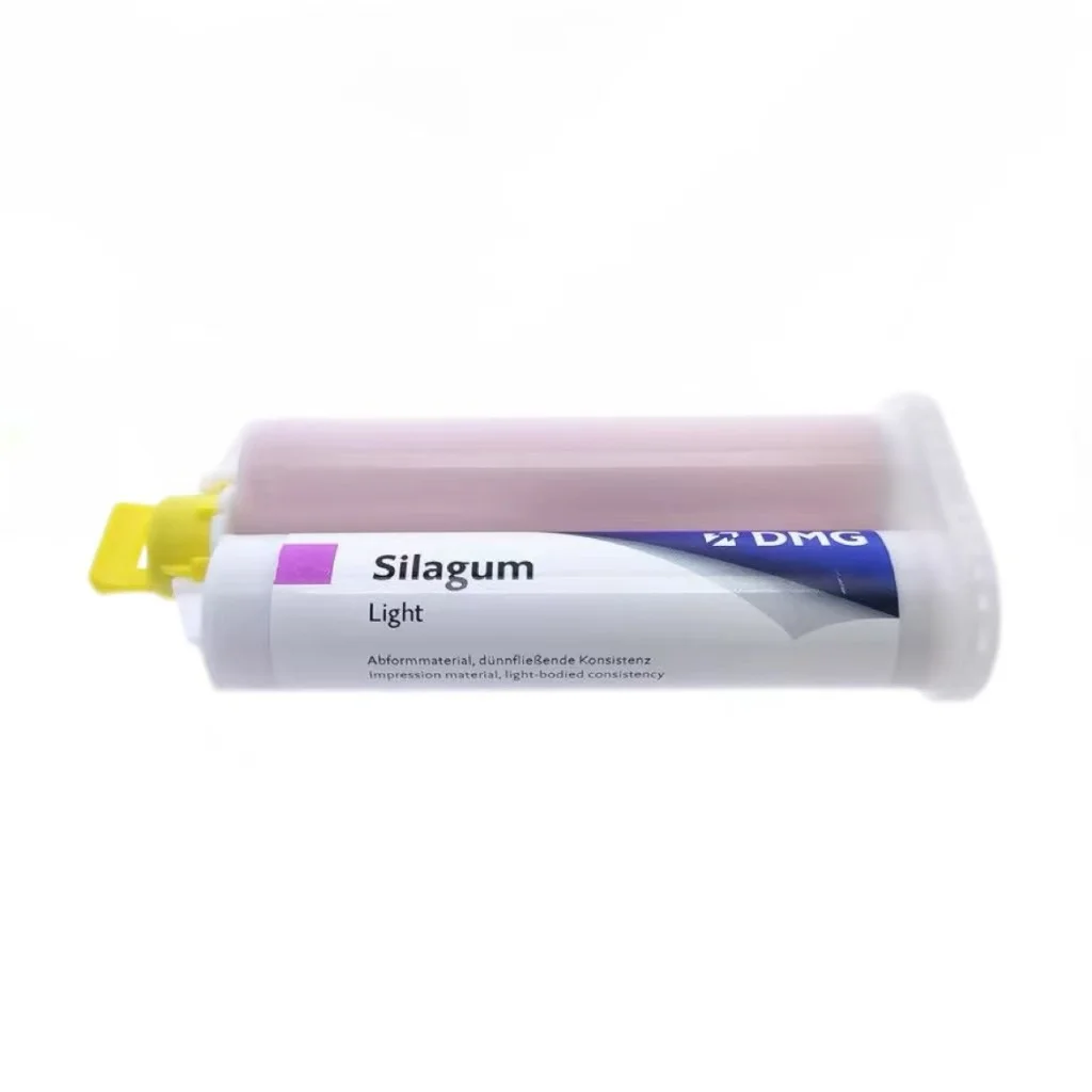 Dental Material DMG Silagum Comfort Soft Relining 50ml Cartridge Permanently Denture Reliner Partial Implant-anchored Prostheses