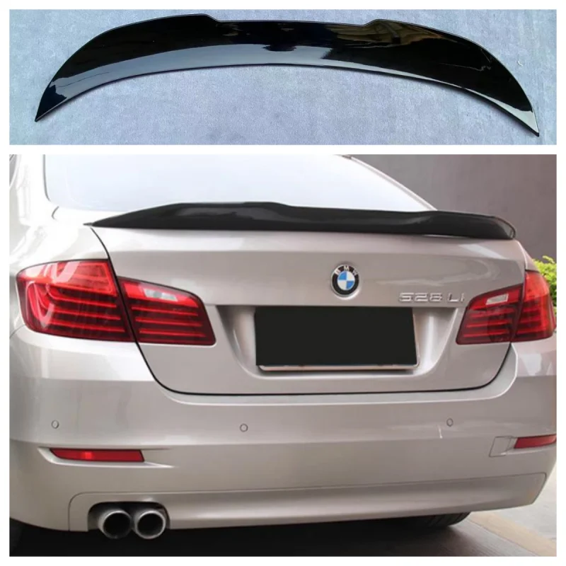 For BMW 5 Seri M5 520i 528i 525i F10 F18 P Gaya 2010-2017 ABS Plastik Dicat Warna Belakang Bagasi Kompartemen Spoiler Sayap Psm