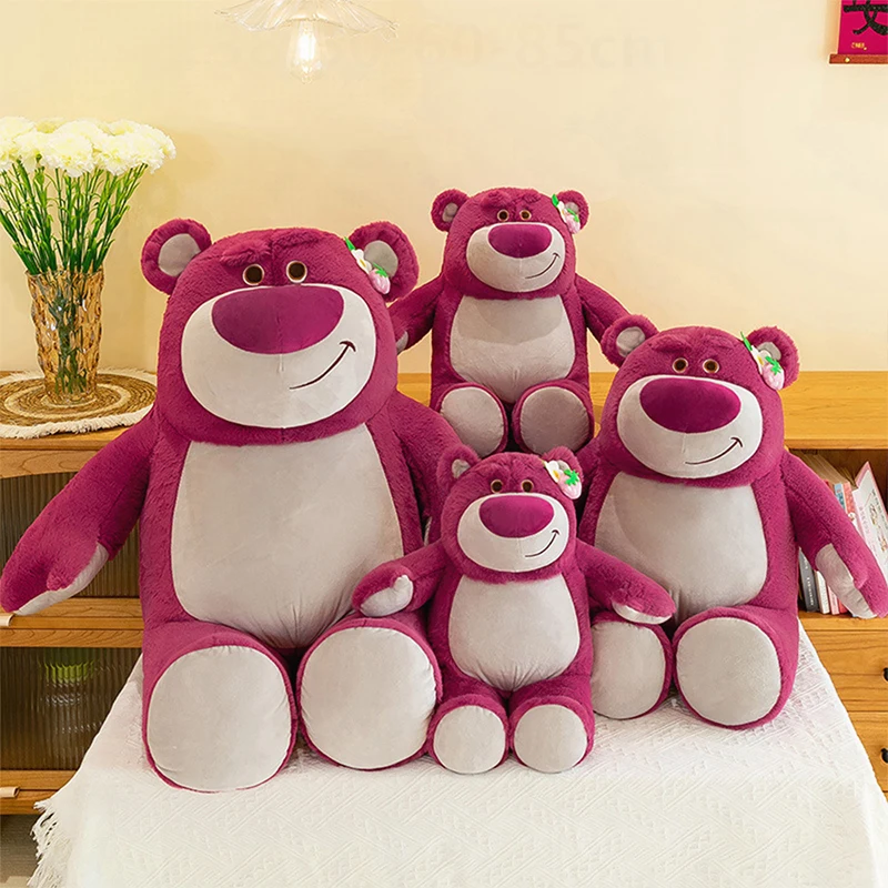 

Disney Kawaii клубничный медведь плюшевая игрушка большой плюшевый мишка мягкая кукла приятная для маленьких девочек детский подарок на день рождения и Рождество для детей