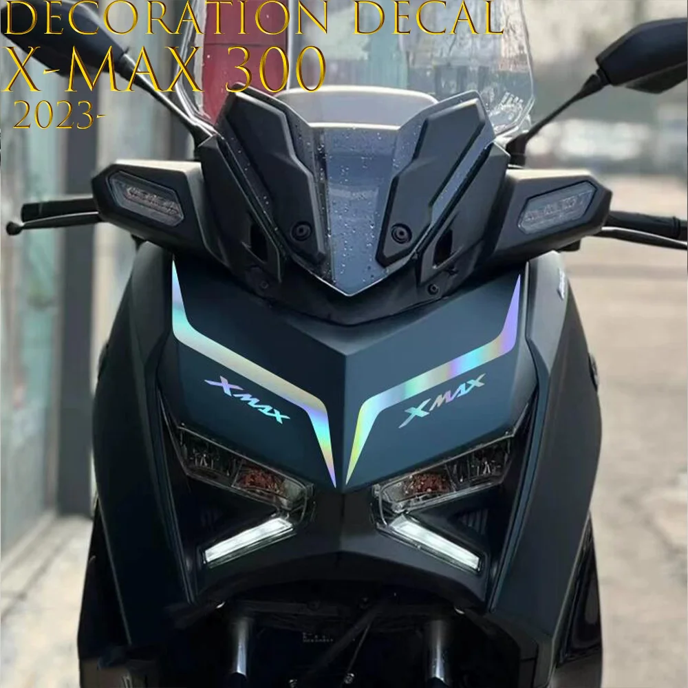 For Yamaha X-MAX 300 Stickers Decorative XMAX 300 Decals Body Pull X MAX 300 Flower Decoration Decal 2023-