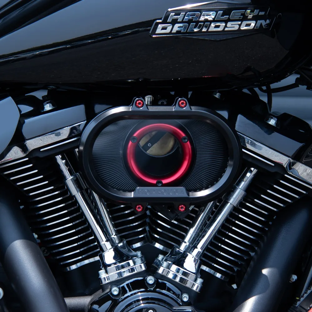 Black Gold Super Ring Air Cleaner For Harley Davidson 2024+ Touring 117/121 & 2025+ Softail 117 All Models