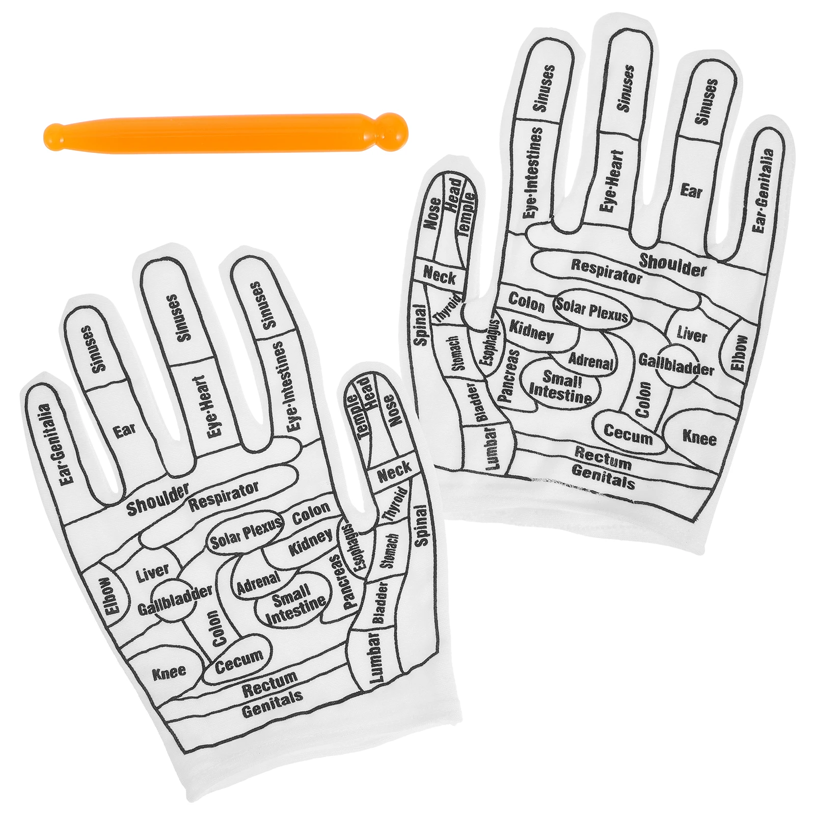 

1 set 1 Set Of Massage Gloves Acupressure Reflexology Tools Hand Massager For Women Finger Therapy Gift For Mom Coworkers Family