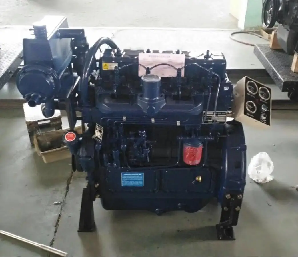 

Weifang ZH4105ZC морской дизельный двигатель 70 кВА 76 л.с. 56 кВт 4-цилиндровый 1500 об/мин корабельный дизельный двигатель с водяным охлаждением на продажу, сделанный в Китае