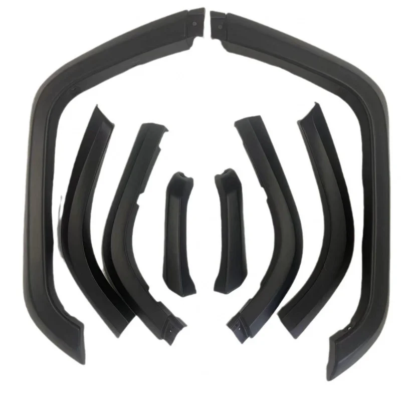 High Quality Long & Short Style Flares Mud Guards Anti Collision Trim LC75 Offroad Pickup Modification Parts 3