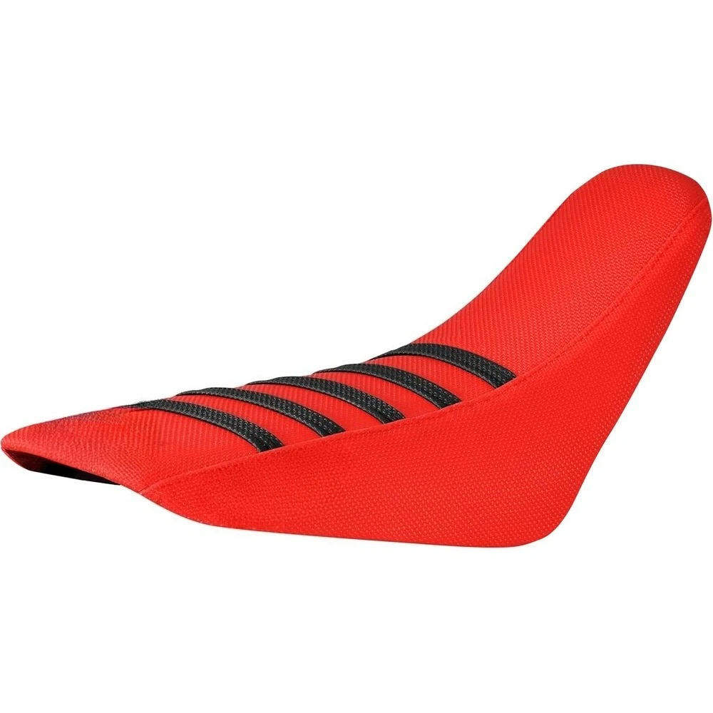 

Universal Seat Cover for 2013-2018 CR110 Motorcycles - Red and Black Ribbed Design #72