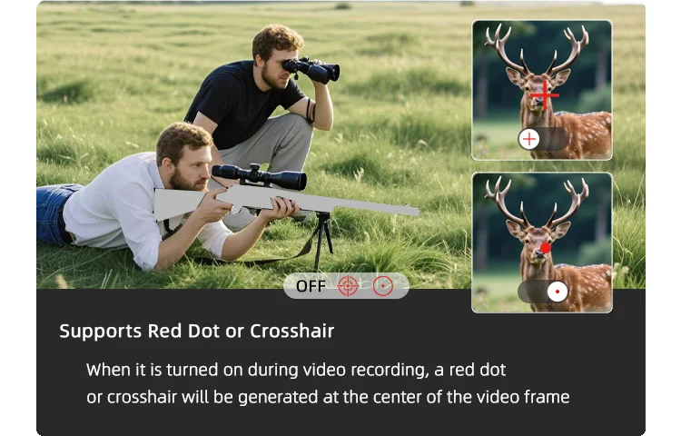 OEM 4K Action Camera Shotkam 8MP 30FPS Sports Camera Red Dot Crosshair Shooting Waterproof Recording Filming For Outdoor