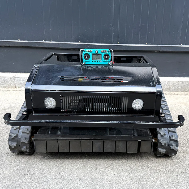 Customized wireless high efficiency self-propelled lawn mower for farm court, weeding robot, industrial grade weed mower