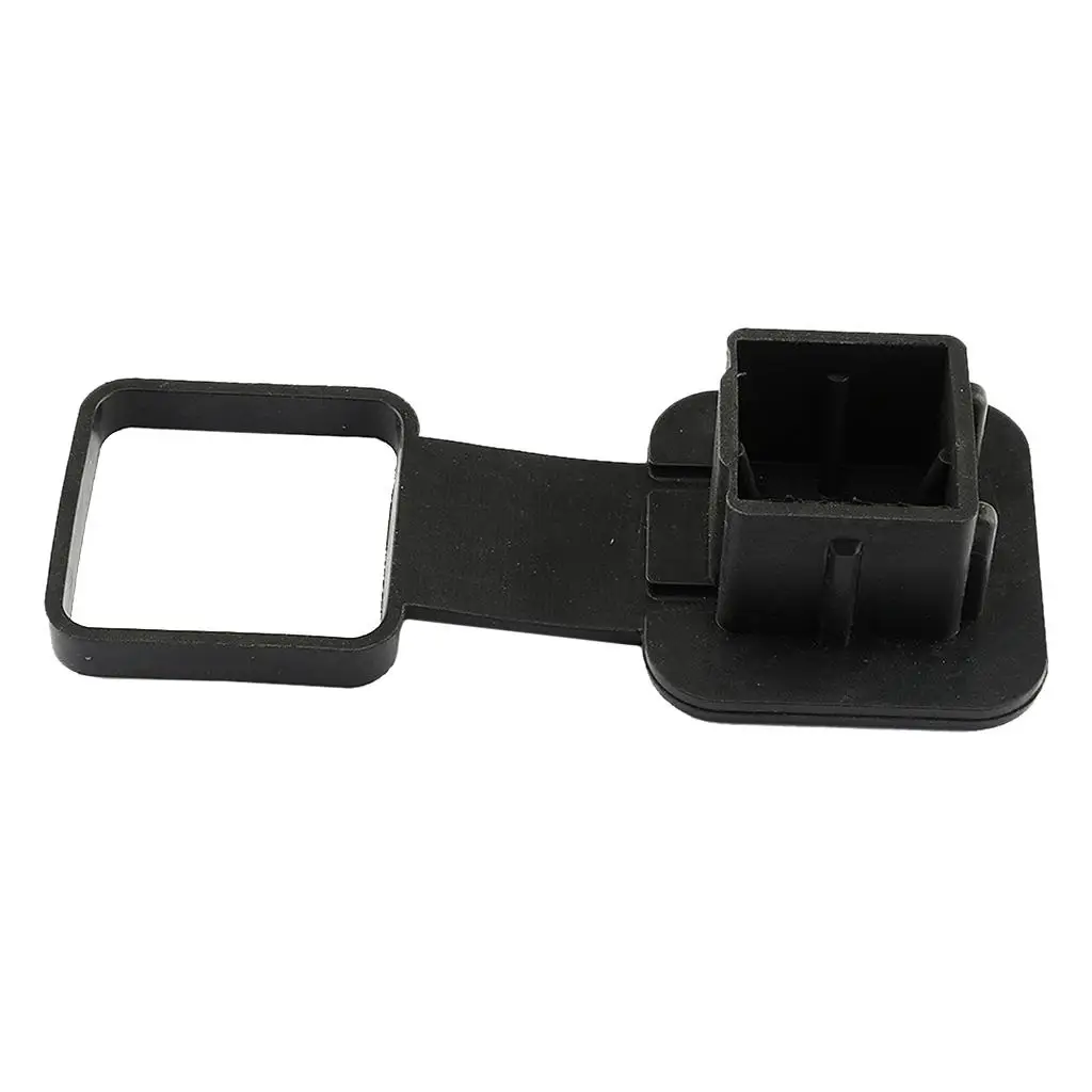 Black Rubber 2 Inch Trailer Hitch Cover Tube Cover Plug Cap Dust Protecter