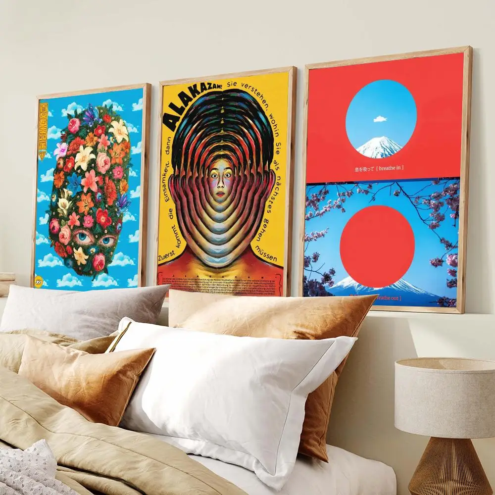Japandi style Eddie Loughran Art Poster Modern Aesthetic Wall Art Print Trendy Bedroom Home Decor Gift