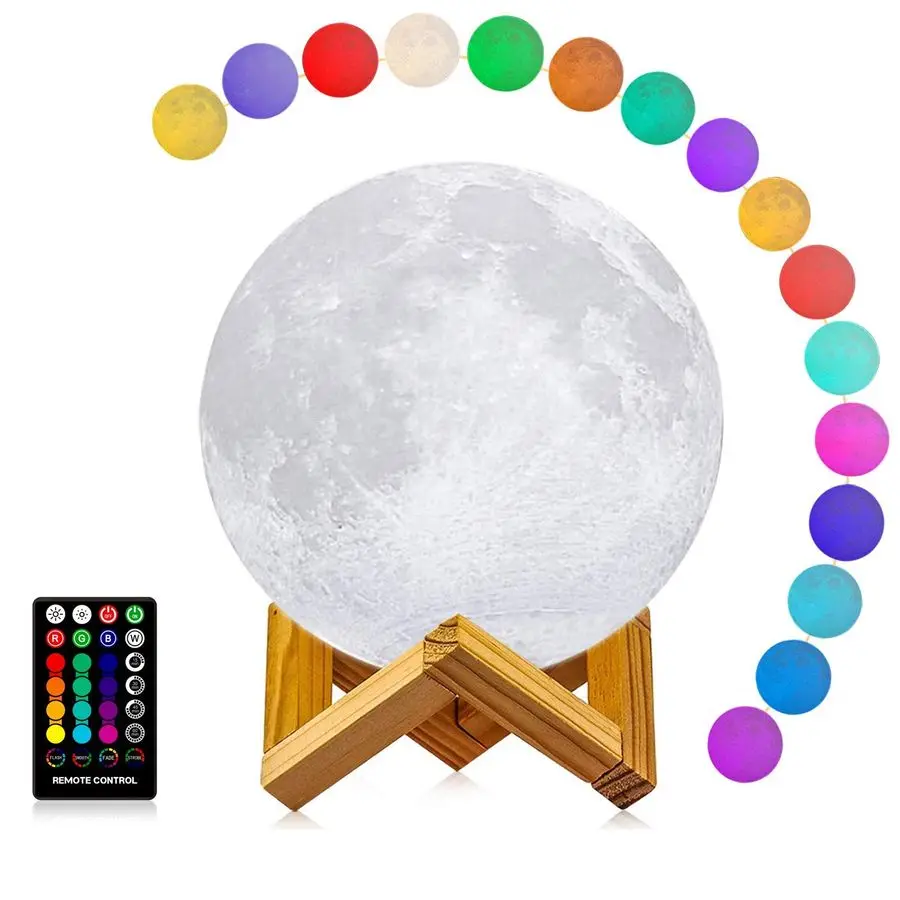 Moon Lamp, 3D Print…