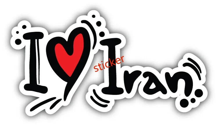 

Iran Patriotic stickers Flag Travel Sticker Exterior Accessories For Car Body Suv Windshield Guitar Windows Luggage Laptop