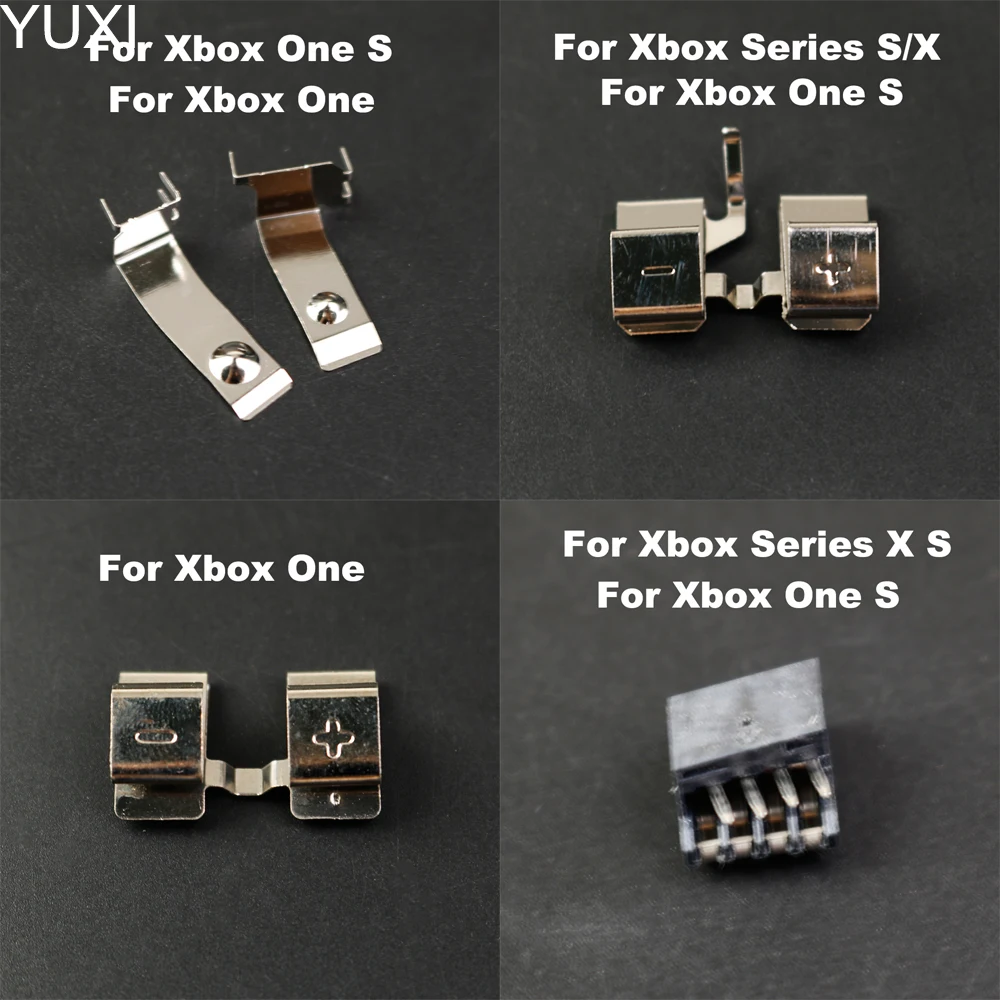 YUXI For Xbox One S For Xbox Series X S Controller Replacement Battery Contact Clip Part Battery Holder Spring