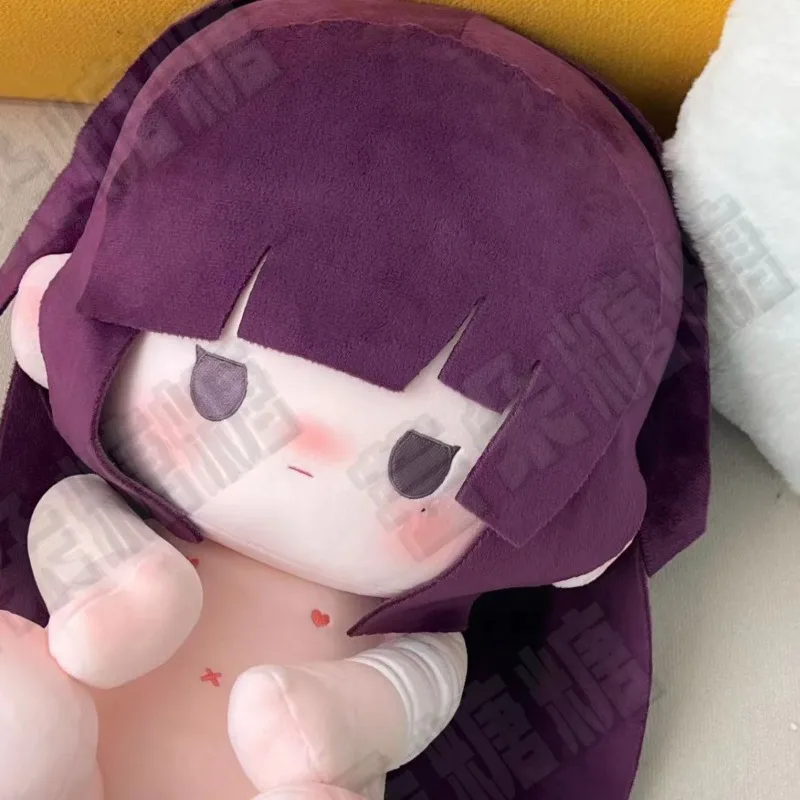 

40CM Danganronpa Mikan Tsumiki Sitting Posture Cosplay Adorable Delicacy Furry Plush Figures Dress-up Cotton Doll Cartoon Gift