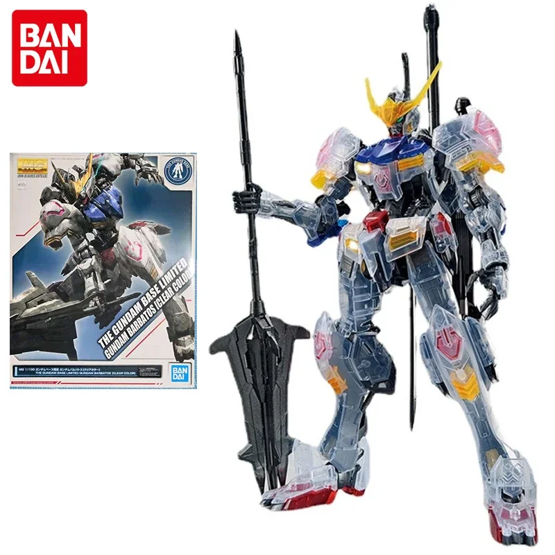 

Bandai Assembled Model Figure Gundam Base Limited MG 1/100 Gundam Barbatos Clear Color Fourth Form Genuine Model Children Toy