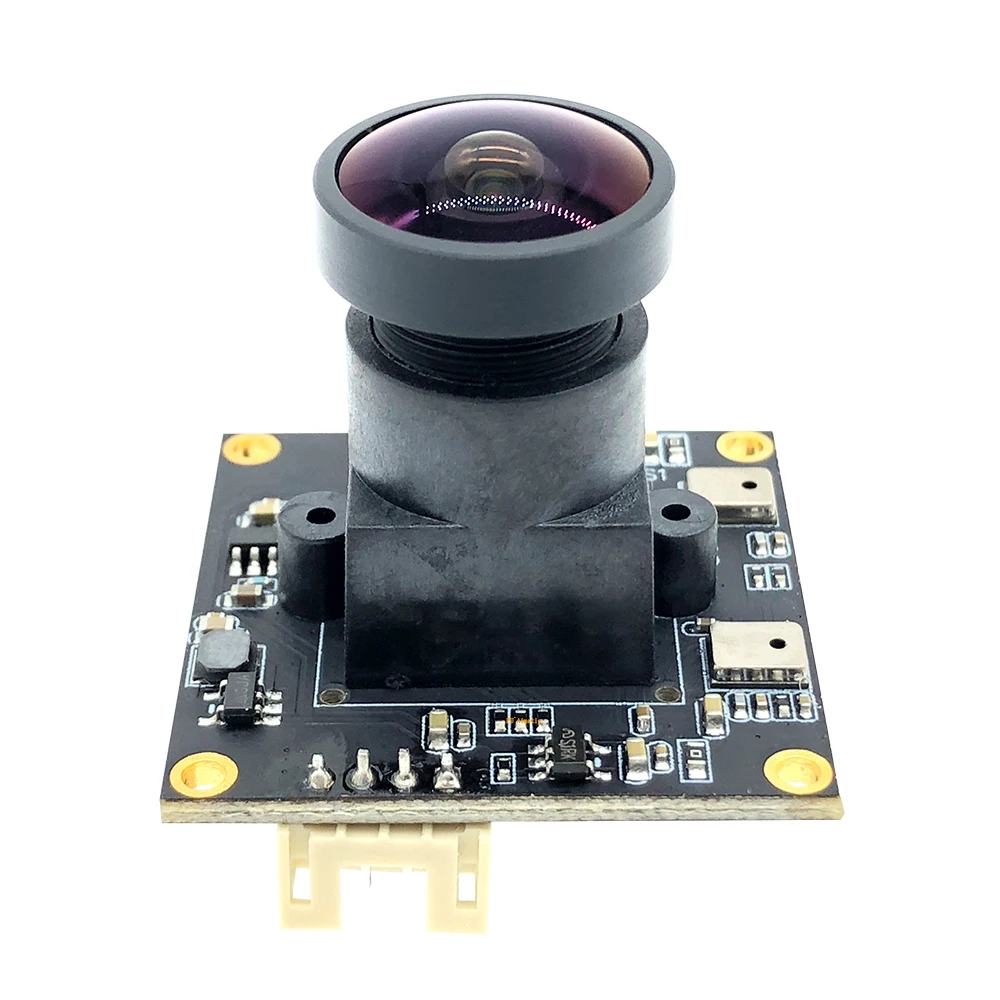 Webcam HD 1080P IMX291 Surveillance du niveau d'étoile 170 °   Module de caméra USB grand angle 30FPS Linux UVC 2MP pour microphone Windows