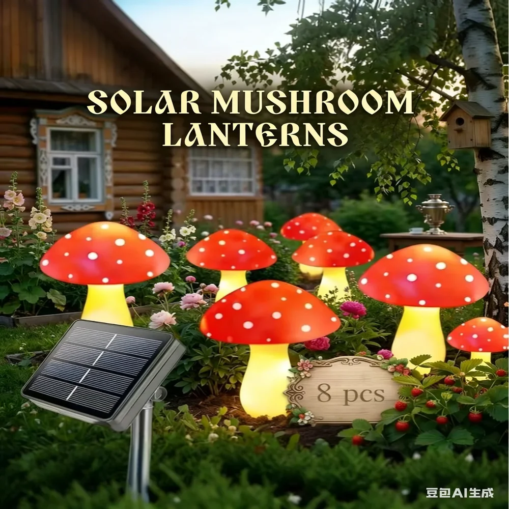 8-Piece Led Garden …