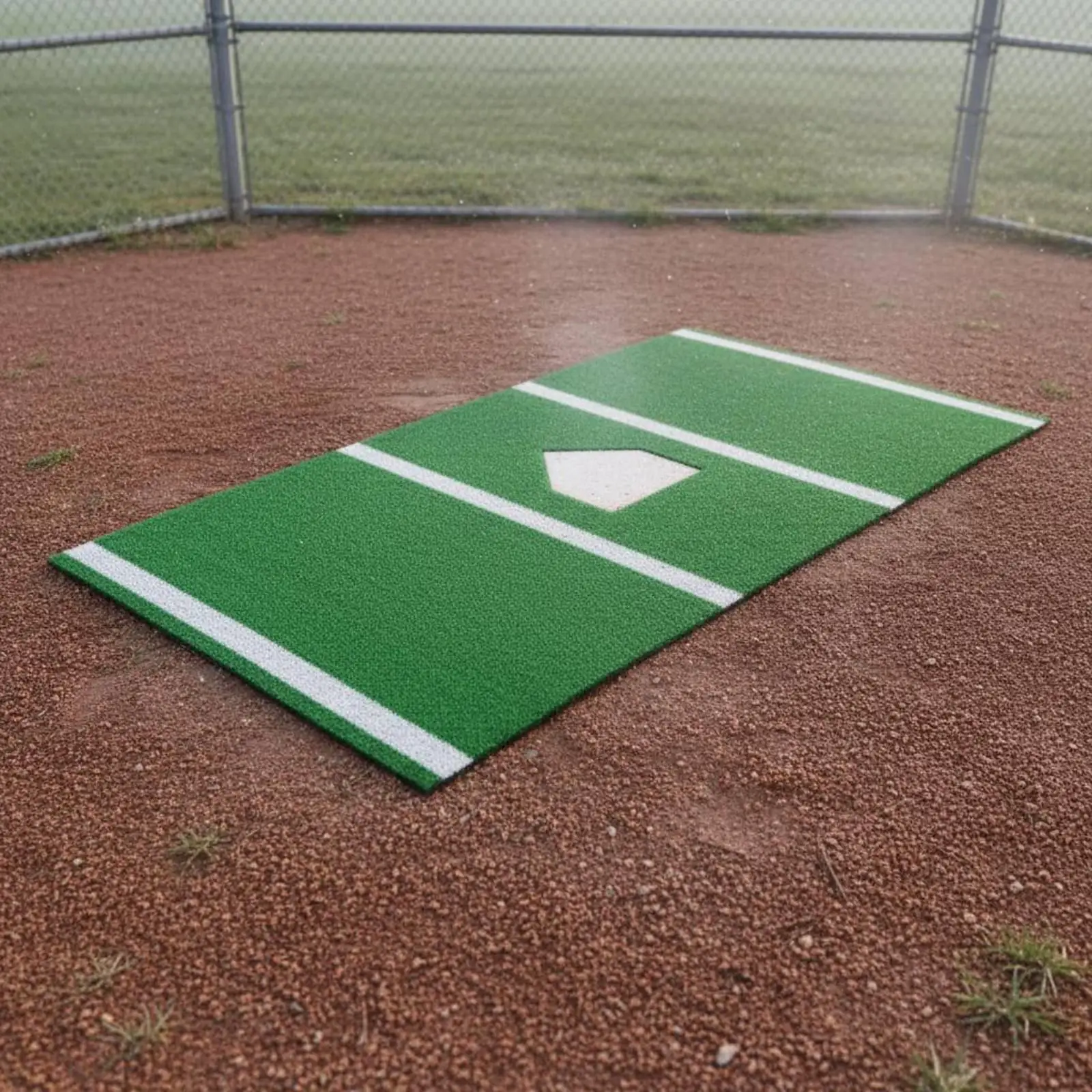Baseball Pitching Practice Pad with Anti Slip EVA Surface for Training Hitting Mat for Home Yard Field Workout Gear