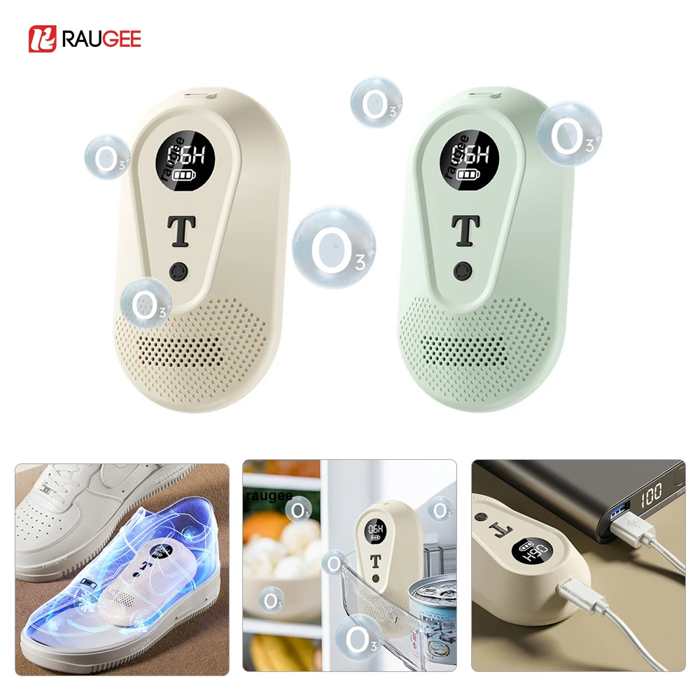 

Shoe Deodorizer Mini Air Purifier Rechargeable Refrigerator Deodorizer 1200mAh Wireless Portable Shoe Sneaker Boot Deodorizer