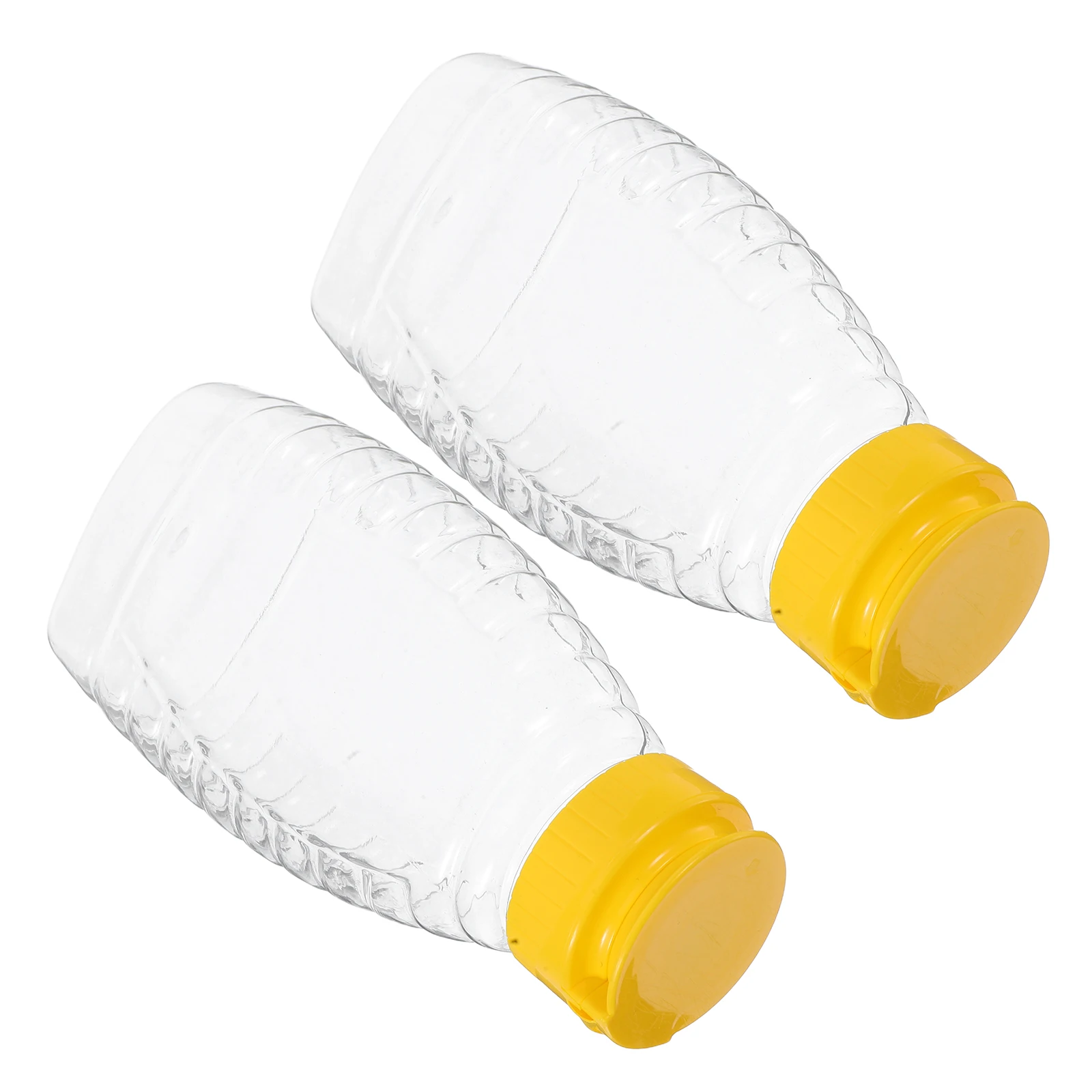 

2pcs Honey Squeeze Bottle Leakproof Containers for Ketchup Mustard Salad Dressing Syrup Portable Storage