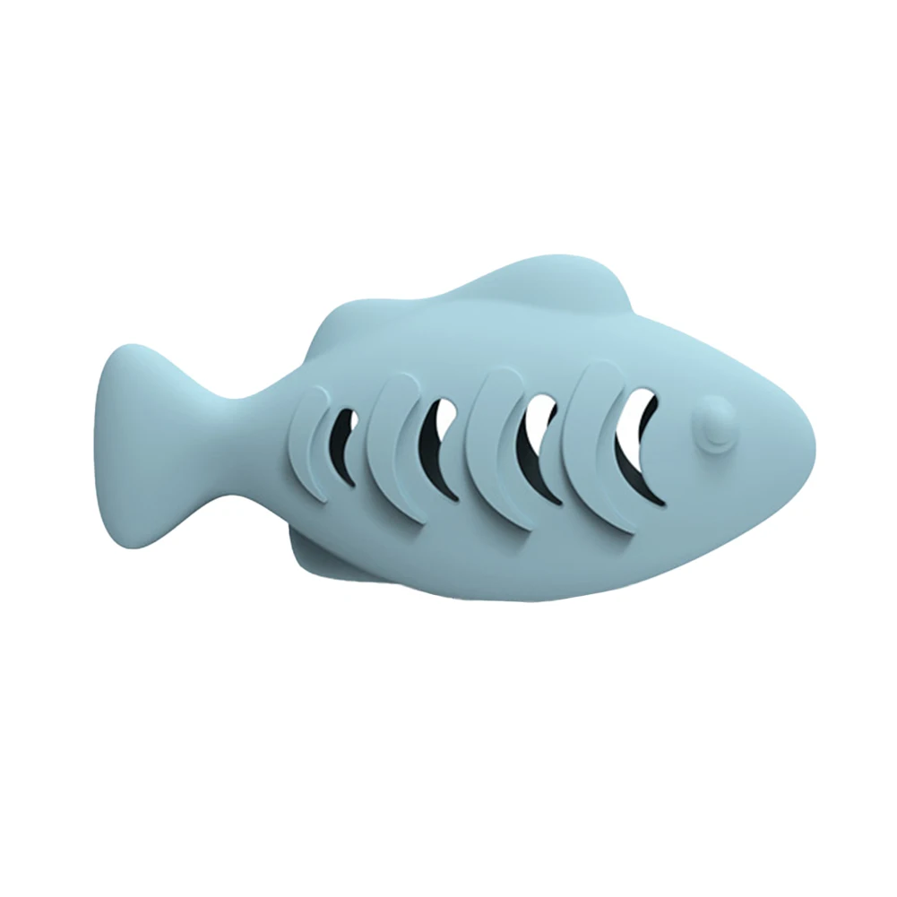 Cat Feeding Toy For Fun Engaging Play Cat Hunting Toy 11.86*4.72*5.7cm Cat Food Dispenser Active Playtime Fish-shaped Design