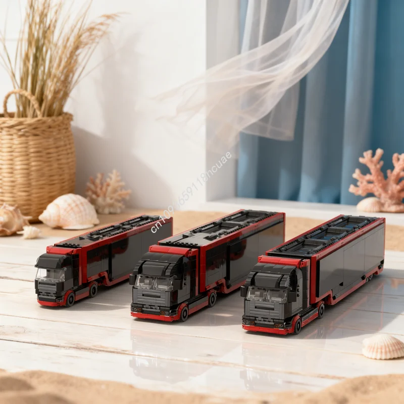 

1870 шт. MOC MOD грузовик городской чемпионы модель строительные блоки игрушка архитектура сборка рождественские подарки DIY идея творческий кирпич