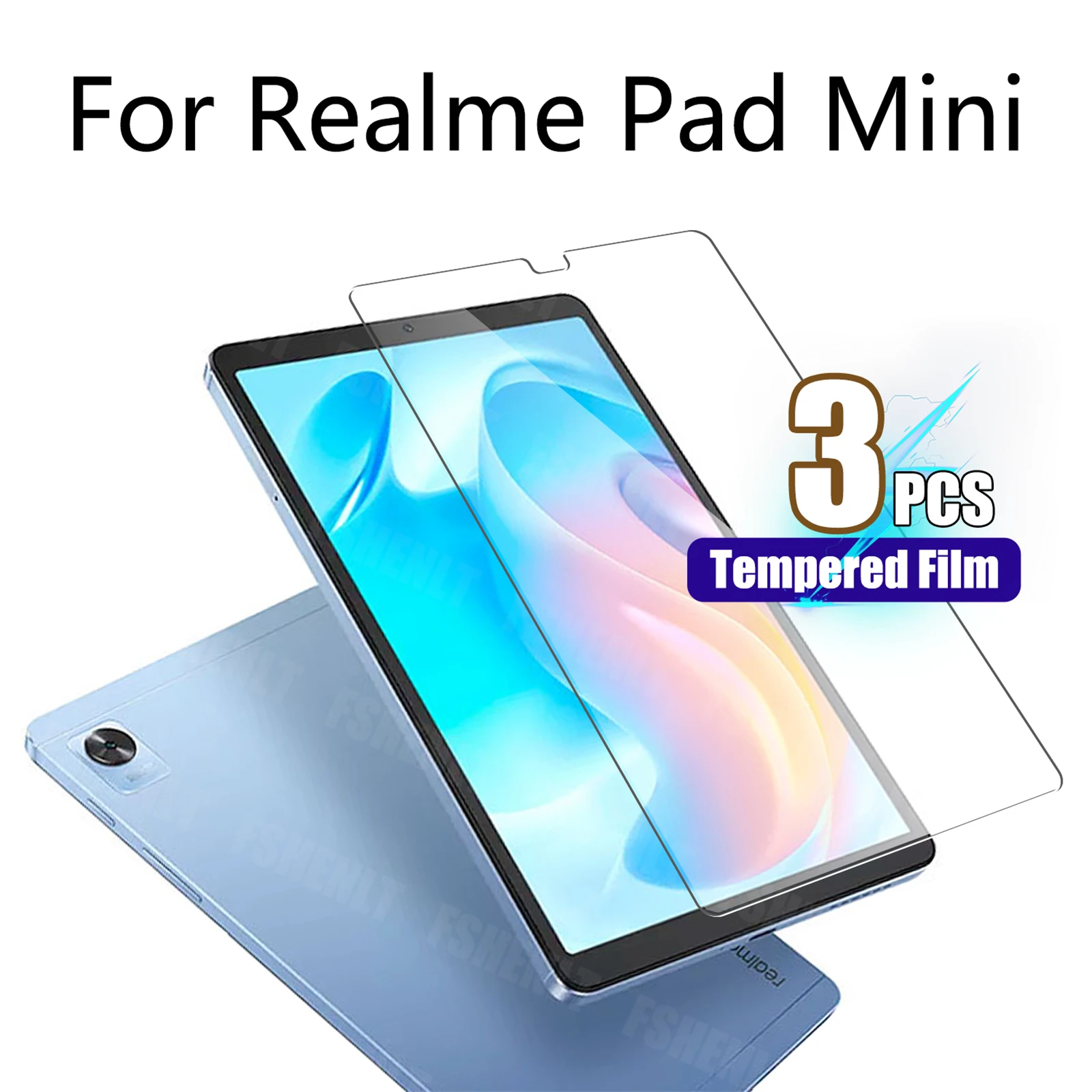 Ochraniacz ekranu dla Realme Pad Mini (8,7 cala) wydany w 2022 HD 9H twardości anty-scratch Tablet hartowany Film