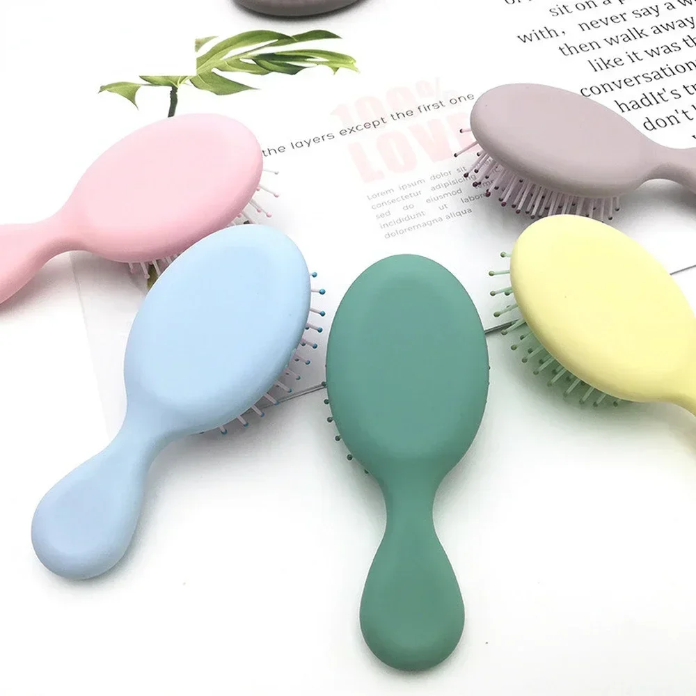 Mini Girls Hairdressing Comb Scalp MassageHair Brush Women Wet Curly Detangle Hair Brush for Salon Hairdressing Styling Tools