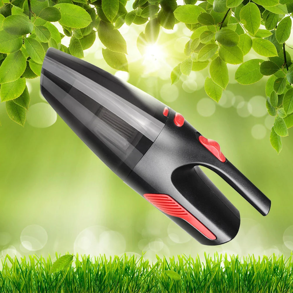 

Portable Mini Handheld Wet Dry Duster Dirt Collector Vacuum Cleaner Dust Cleaner for Car (Black)