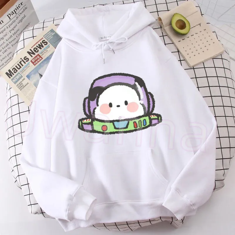 Pochacco Cosplay Graphic Print Judy Bunny Women Hoodies Fashion Casual Toy Story Hoodie Fleece Kawaii Pooh Bear Hoody Clothes