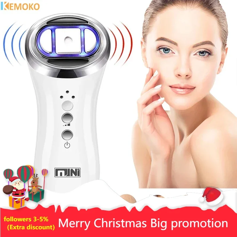 ขายร้อน Mini Handheld Ultrasonic มีดฟื้นฟูผิวและความงามอุปกรณ์ Micro Current Facial Lifting และ Firming Massager