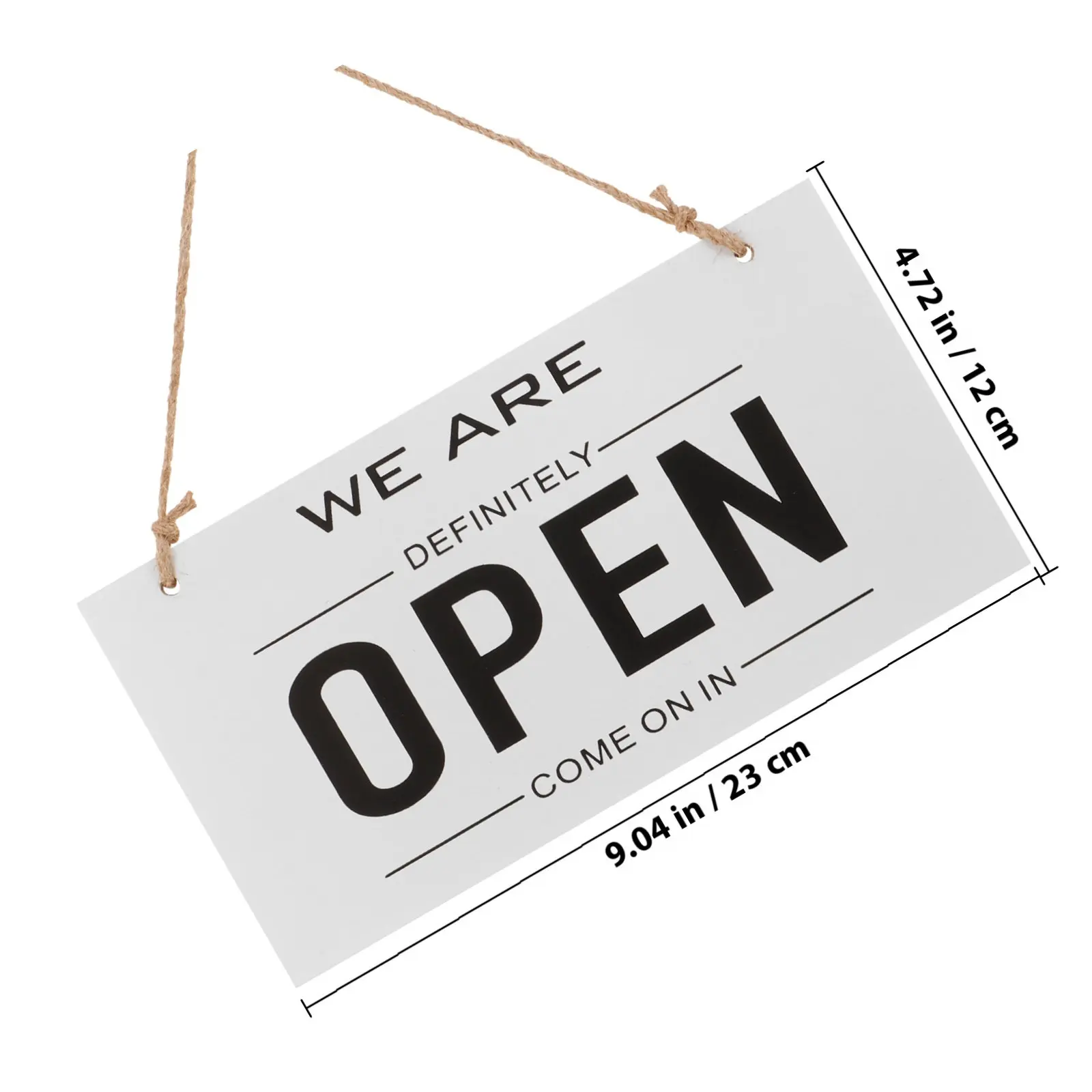 Business Door Sign Card Holder Display Hanger for Office Front Door Halloween Christmas New Year Decor
