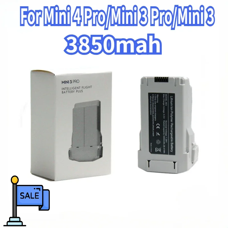 

For Mini 3 Pro Battery Plus 3850mah Compatible Mini 4 Pro/Mini 3 Pro/Mini 3 Series Drone Intelligent Flight Battery Accessories