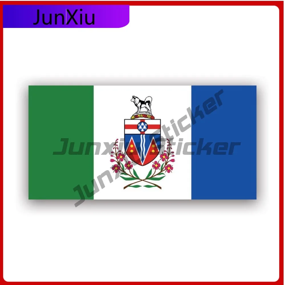 

Yukon Flag Sticker Waterproof Outdoor Decals Cool Car Waterproof Vinyl Decal For Motorcycle Helmet Sticker Protection Decor